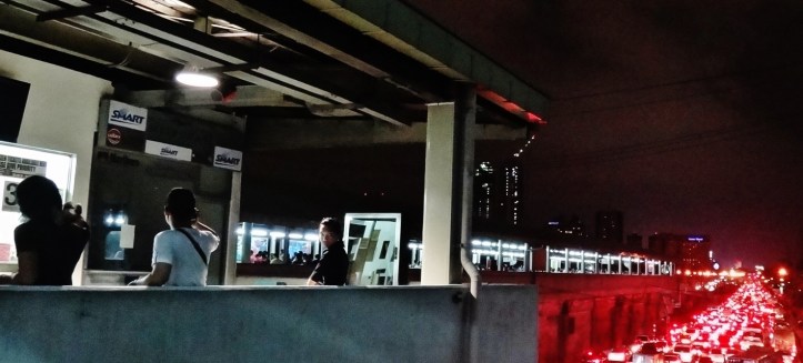 Manila girl staring night