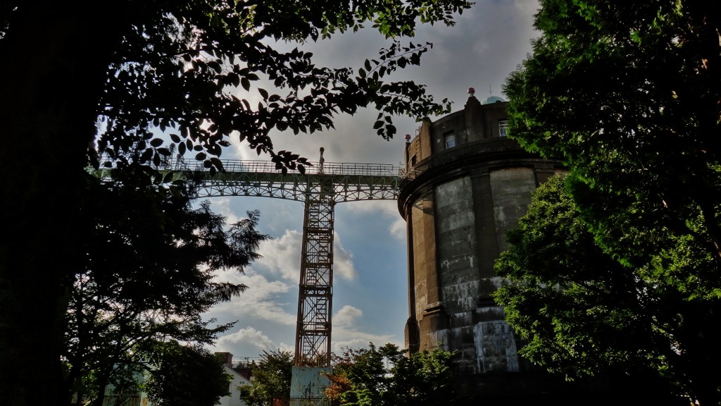 tokyo water tower Setagaya-ku scaffolding